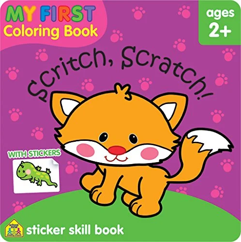 My First Coloring Book Scritch Scratch!