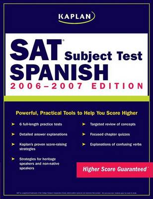 Kaplan SAT Subject Test: Spanish