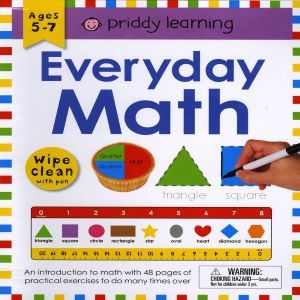 Wipe Clean Workbook: Everyday Math (Enclosed Spiral Binding): Ages 5-7; Wipe-Clean with Pen