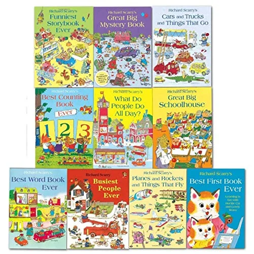 Scarry 10 Book Set